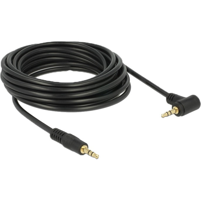 Delock Cavo da 3,5 mm maschio > 3,5 mm maschio (nero, 5 metri)