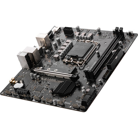 Scheda madre MSI Pro H610M-E DDR4 Socket 1700 (nera, GB-LAN, audio, µATX)