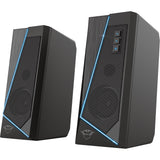 Trust GXT 609 Zoxa Set di altoparlanti illuminati RGB Altoparlante per PC (nero, LED RGB)