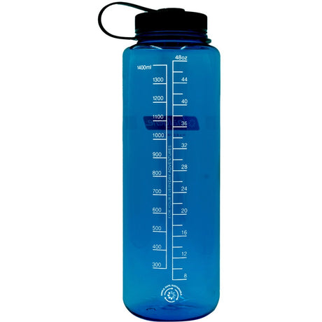 Borraccia Nalgene bocca larga sostenere silo 1,5 litri (blu trasparente)