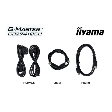 Monitor da gioco Iiyama G-Master Black Hawk GB2741QSU-B1 27 (nero, HDMI, DisplayPort, 2x USB-A, USB-B, 144 Hz)
