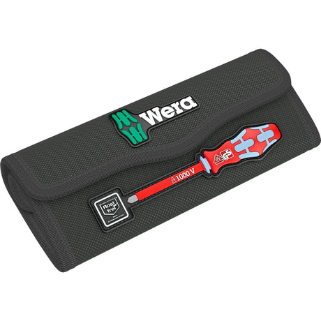 Wera kraftform kompakt vde acciaio inossidabile 17 extra sottile 1 trovautensili, cacciavite da 17 pezzi (rosso blu)