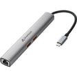 Docking station adattatore combo Sharkoon officepal (grigio)