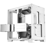 Custodia midi tower in alluminio Antec c8 (bianco argento | 2x USB-A | 1x USB-C | vetro temperato)