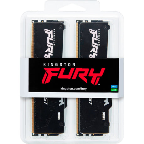 Kingston Fury Beast RGB 32 GB DDR5-6000 (2x 16 GB) RAM (nero, KF560C30bbeak2-32, XMP 3.0, Expo 1.1)
