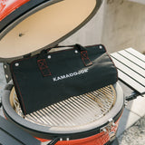 Kamado Joe Krafted Steel Grill Tools Set di accessori Posate per grill (3 pezzi, include borsa per il trasporto in tela)