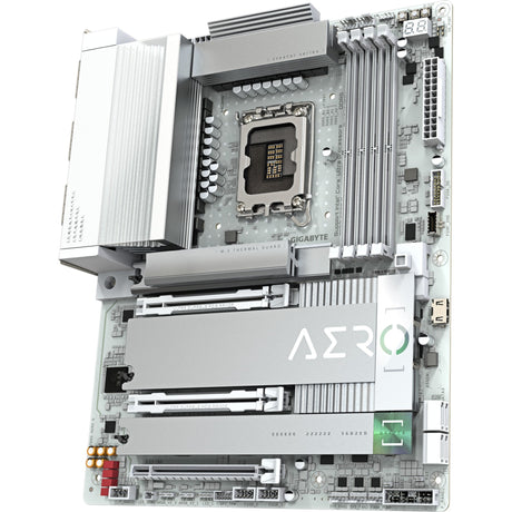 Scheda madre Gigabyte Z890 Aero G Socket 1851 (RAID, 2x LAN da 2,5 GB, Wi-Fi 7, BT, audio, ATX)