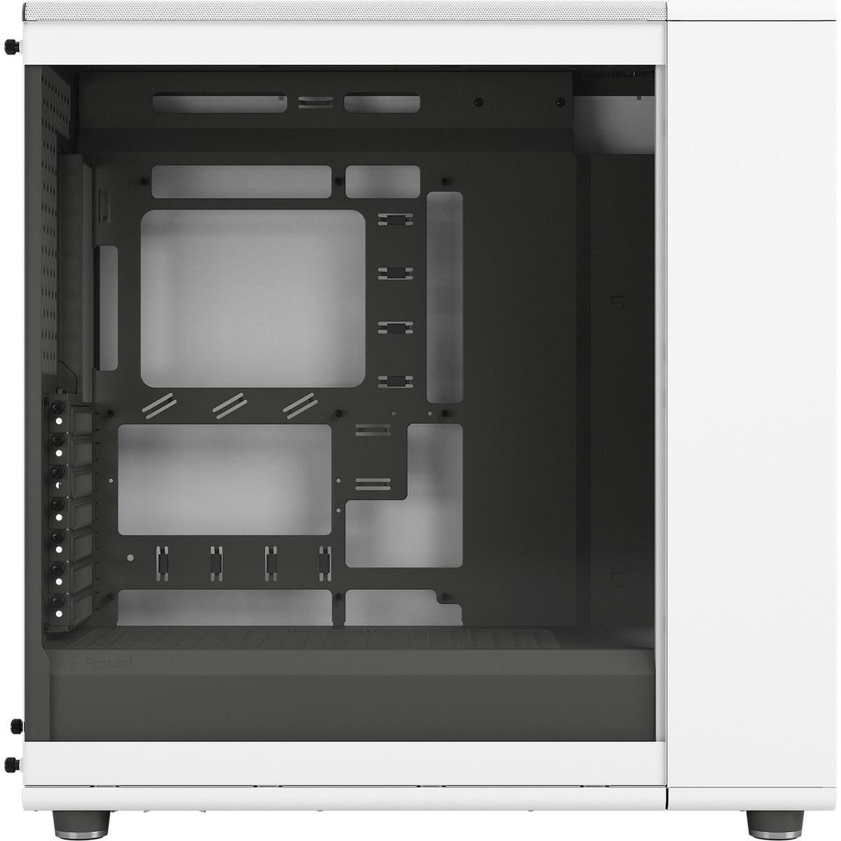 Fractal Design North XL RC Chalk White TG Clear Midi Tower Housing (colore legno bianco | 2x USB-A | 1x USB-C | vetro temperato)