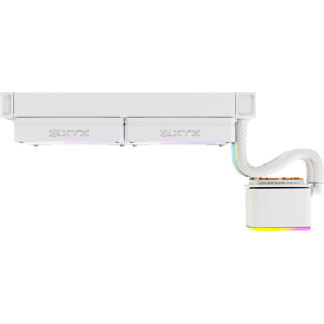 Xyz pc gear aquapulse aio 240 raffreddamento ad acqua (bianco, argb, pwm)