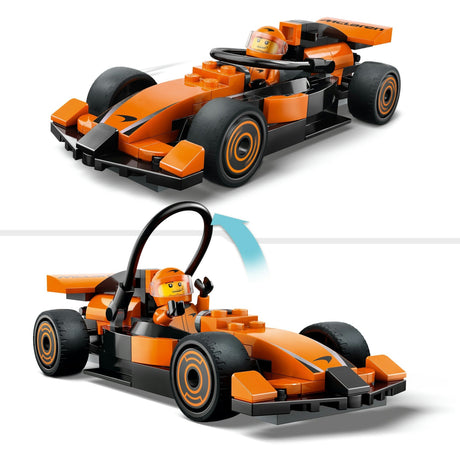 Lego City 60442 Pilota F1 con auto da corsa McLaren