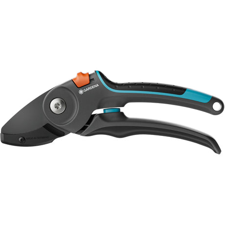 Forbici da potatura Gardena premiumcut pro per legno secco con taglio a incudine (grigio turchese, diametro taglio 24 mm)