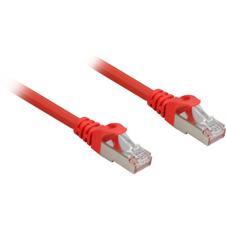 Cavo di rete Sharkoon SFTP, RJ-45 con Cat.6a (rosso, 5 metri, senza alogeni)