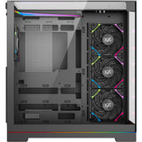 Custodia Midi Tower Xyz PC Gear Tesseract A-RGB (Nero | 2x USB-A | 1x USB-C | RGB | Vetro temperato)