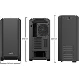 Silenzio! custodia midi tower silent base 601 (nera | 3x USB-A)