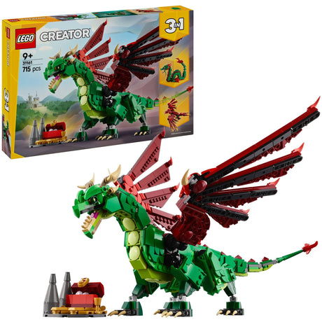 Drago medievale 3in1 LEGO Creator - 31161