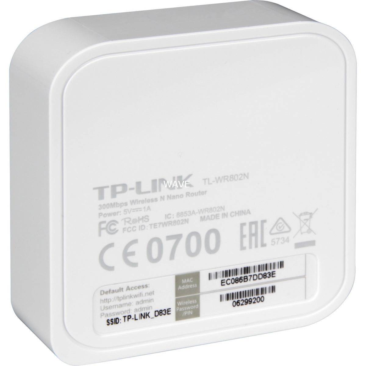 Router wireless n nano tp-link tl-wr802n 300Mbps
