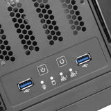 Alloggiamento rack Silverstone RM41-H08 (nero | 2x USB-A 3.2 (5 Gbit s))