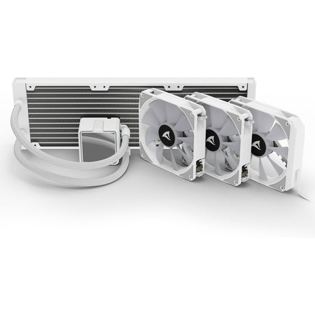 Raffreddamento ad acqua Sharkoon s100 argb (connettore ventola pwm bianco a 4 pin)