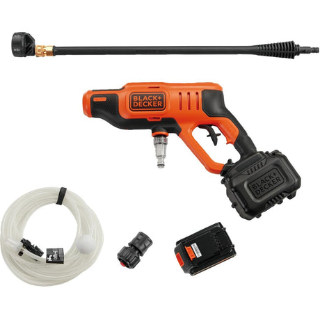 Idropulitrice Black+decker bcpc18d1-qw 18v (arancione nero, batteria 18v 2.0ah e caricabatterie inclusi)