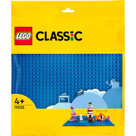 Piastra da costruzione blu classica LEGO - 11025