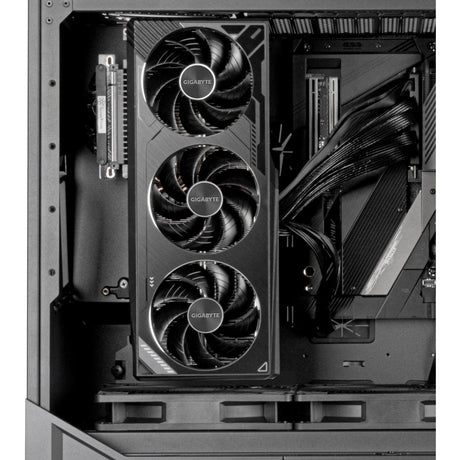 Custodia Silverstone alta f2 big tower (nera | 4x USB-A | 1x USB-C | vetro temperato)