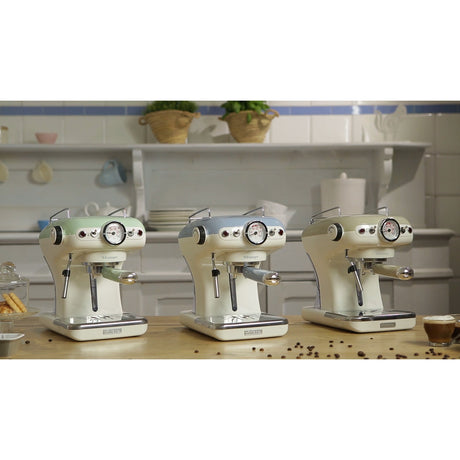 Macchina caffè espresso Ariete vintage 1389 15 (azzurro bianco)