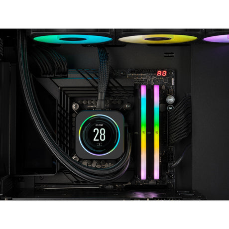Corsair Vengeance RGB 32 GB DDR5-5200 (2x 16 GB) RAM (nero, cmh32gx5m2b5200c40, xmp 3.0)
