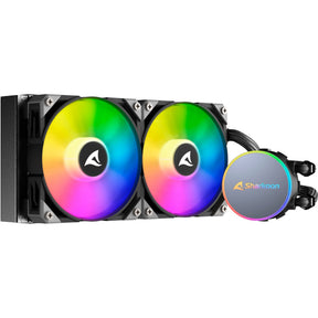 Raffreddamento ad acqua Sharkoon s70 rgb (nero, connettore ventola pwm a 4 pin)