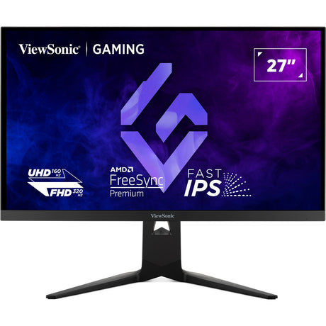 Viewsonic xg275d1-4k monitor da gioco dual mode 27 (nero, 2x HDMI, 1x porta display, USB-C, 160 Hz)