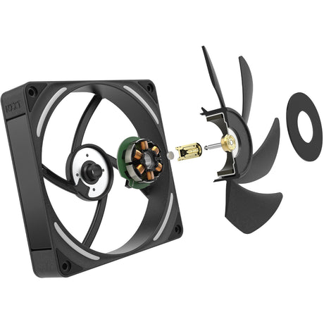 Ventola per case Nzxt f120x RGB (nera, 120 x 120 x 30 mm, pwm)