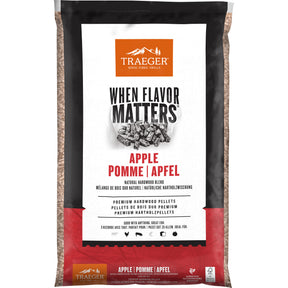 Traeger fsc - combustibile pellet apple bend (9 kg)