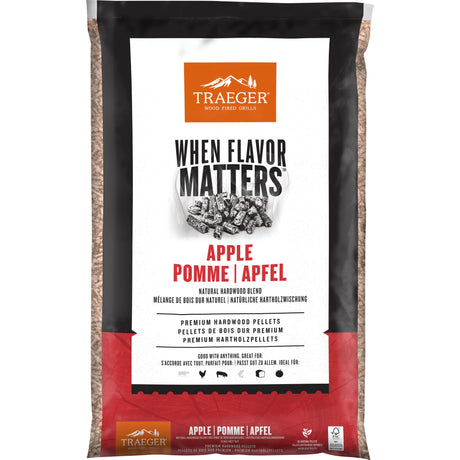 Traeger fsc - combustibile pellet apple bend (9 kg)