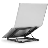 Supporto per laptop Act Connectivity, pieghevole, regolabile in altezza in 5 posizioni (nero)