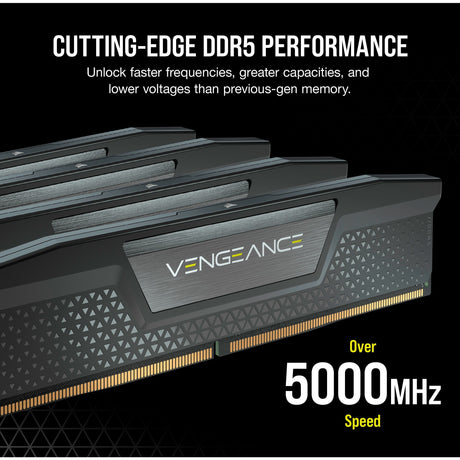 Corsair Vengeance 32 GB DDR5-6400 (2x 16 GB) RAM (nero, cmk32gx5m2b6400c32, xmp)