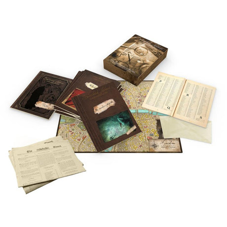 Asmodee sherlock holmes consulente detective: il tamigi omicidi altri casi gioco da tavolo (inglese, 1 - 8 giocatori, 60 - 90 minuti, da 12 anni)