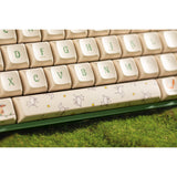 Tastiera da gioco meccanica rgb iqunix f97 con data floreale (verde, layout us (qwerty), iqunix piccolo principe, 96%, led rgb, sostituibile a caldo, pbt, 2,4 ghz | bluetooth 5.1 | usb-c)