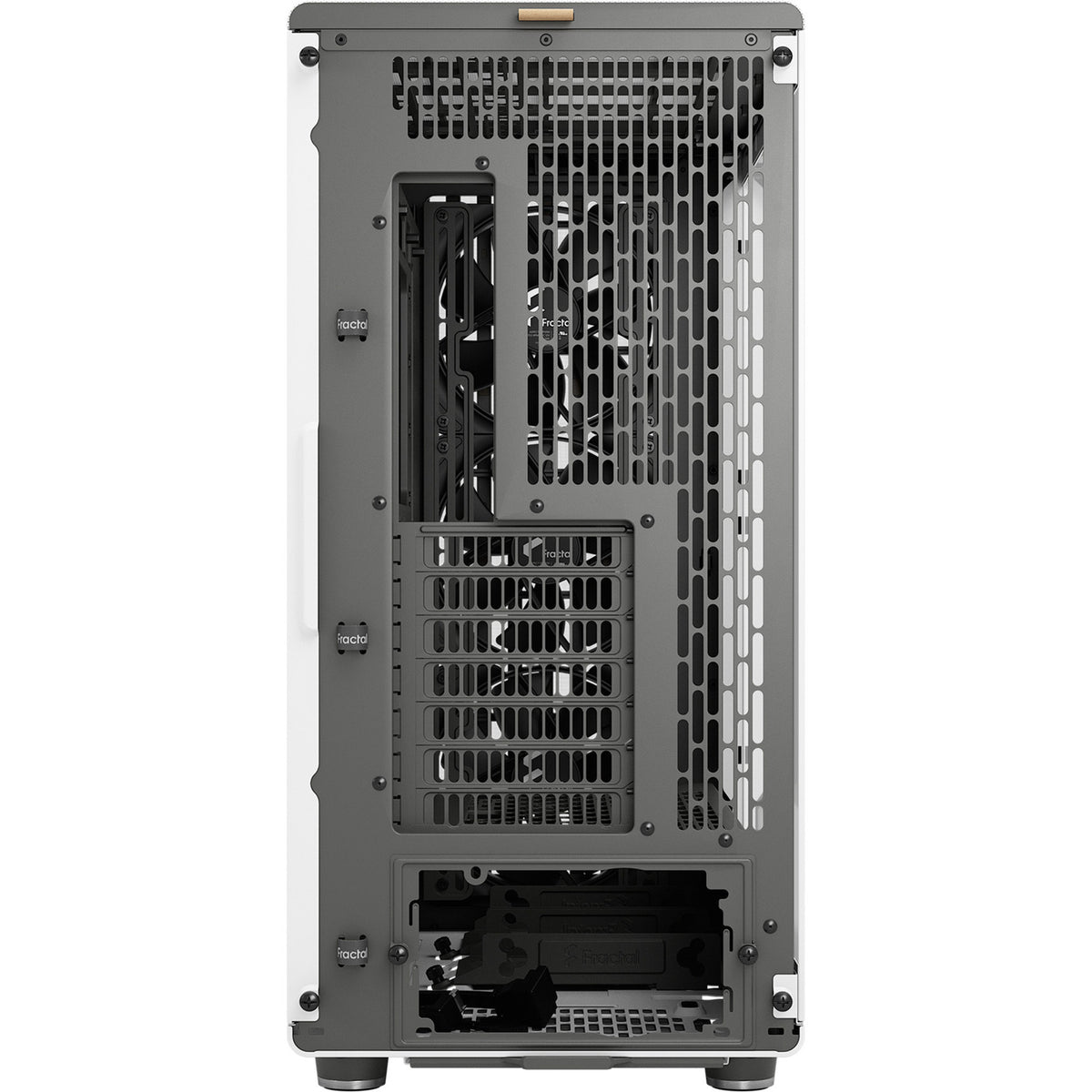 Fractal Design North XL RC Chalk White TG Clear Midi Tower Housing (colore legno bianco | 2x USB-A | 1x USB-C | vetro temperato)