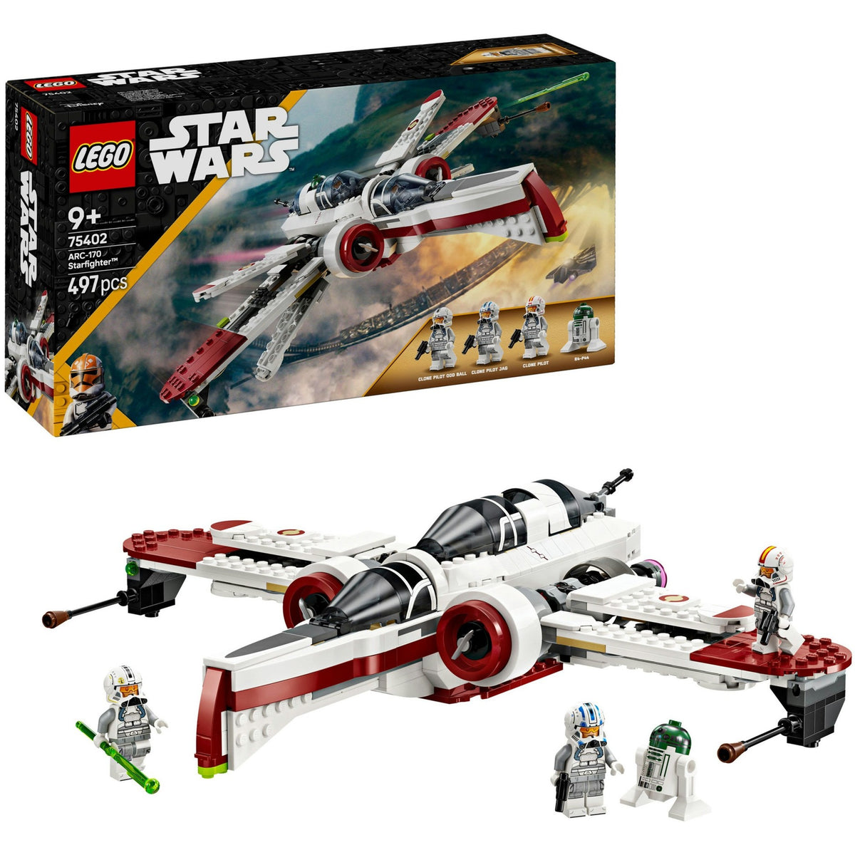 Lego Star Wars™ Arc-170 Starfighter™, build 75402