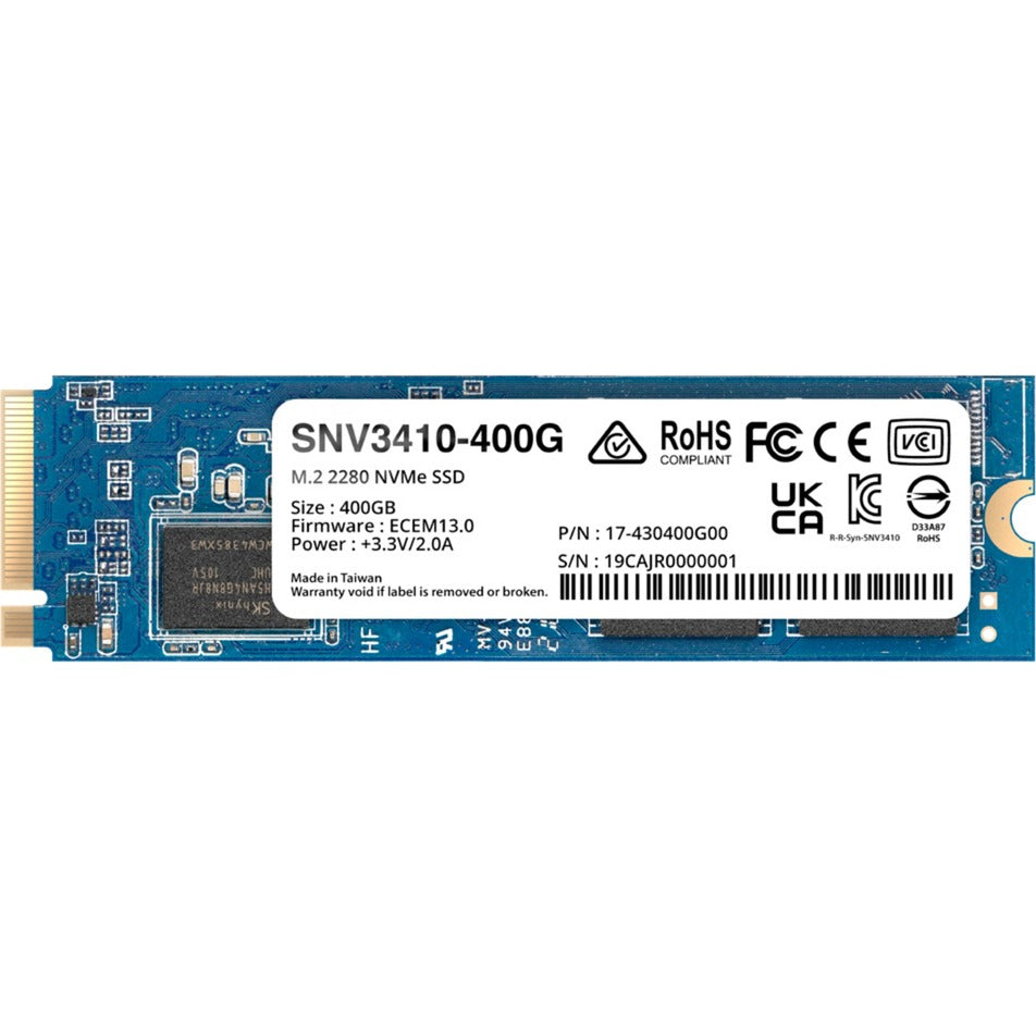 SSD Synology snv3410-400g (m.2 2280, nvme pcie 3.0 x4)