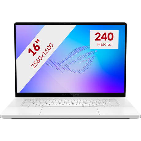 Asus rog zephyrus g16 gu606aw-tb010w 16 gaming laptop (hoogglans wit | core ultra 9 386h | rtx 5080 | 32 gb | 1 tb ssd)