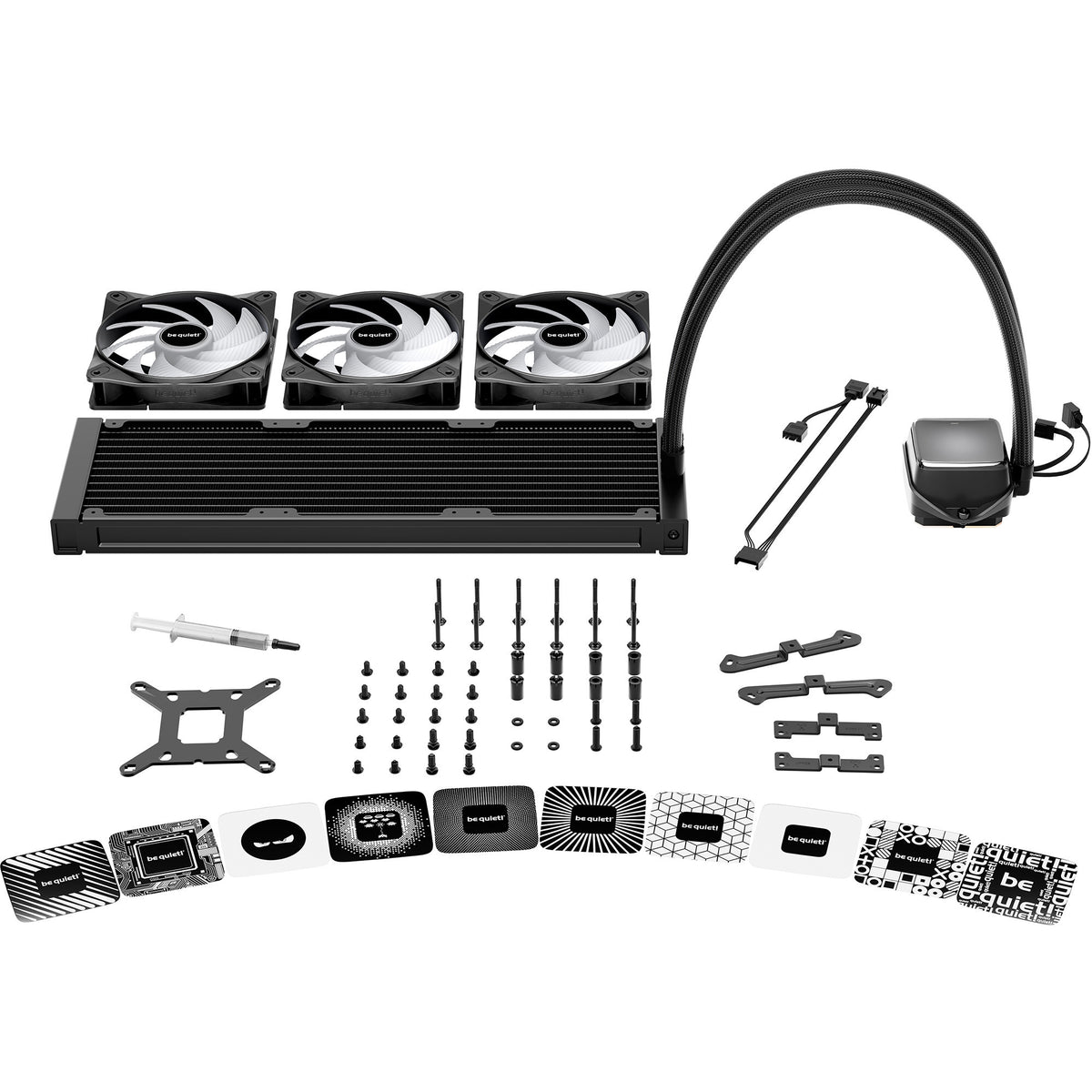 Silenzio! pure loop 3 lx 360 raffreddamento ad acqua (nero, pwm)