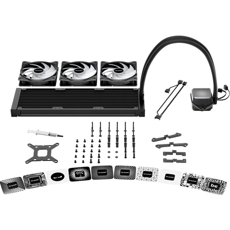 Silenzio! pure loop 3 lx 360 raffreddamento ad acqua (nero, pwm)