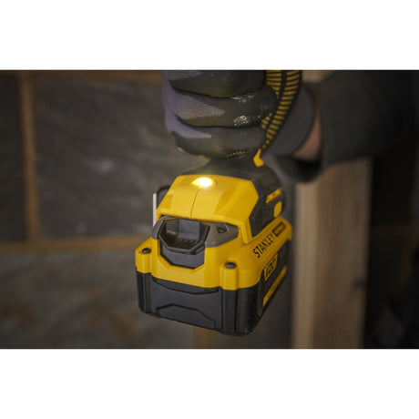 Avvitatore a percussione Stanley fatmax v20 18v (nero giallo, batteria e caricabatterie non inclusi)