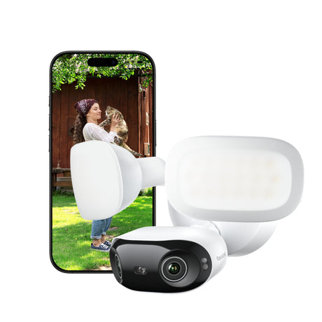 Telecamera di sicurezza WiFi Reolink F751W Elite Floodlight (Bianco, UHD 4K, WiFi)