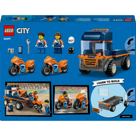 Lego city 60491 trasportatore di moto