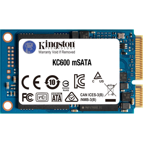 Kingston kc600 ssd da 256 gb (skc600ms 256 g, sata 6 gb s, msata)