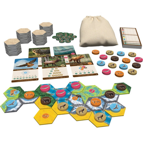 Gioco da tavolo Asmodee cascadia (inglese, 1 - 4 giocatori, 30 - 45 minuti, da 10 anni)