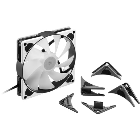 Ventola per case Sharkoon silentstorm 140 pwm rgb (140 x 140 x 25 mm)