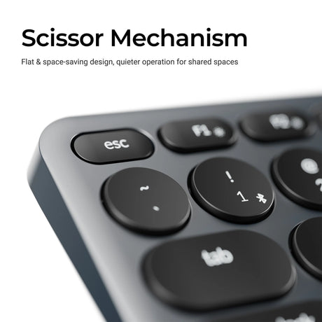 Tastiera Keychron b5 pro-k8 (bianca, layout USA (QWERTY), interruttori a forbice, 100%, copritasti in ABS, USB Bluetooth da 2,4 GHz)