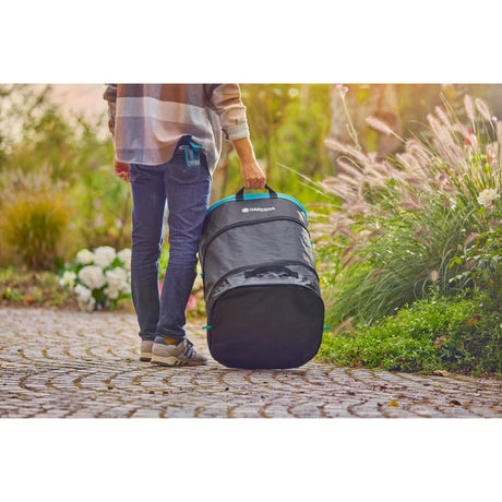 Sacco per rifiuti da giardino Gardena pop-up rettangolare, misura m (turchese nero, fino a 130 litri)